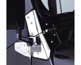 Rugged Ridge Mirror Relocation Bracket Kit, Stainless Steel; 97-02 Jeep Wrangler TJ Jeep Wrangler 1997-2002