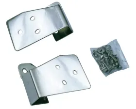 Rugged Ridge Mirror Relocation Bracket Kit, Stainless Steel; 03-06 Wrangler TJ/LJ Jeep Wrangler 2003-2006