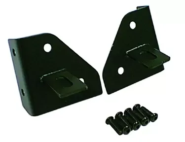 Rugged Ridge Light Mount Bracket Kit, Windshield; 76-95 Jeep CJ/Wrangler YJ Jeep - 11027.01