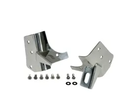 Rugged Ridge Light Mounting Brackets, Windshield, Stainless Steel; 97-06 TJ Jeep Wrangler 1997-2006