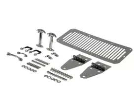 Rugged Ridge Hood Kit, Stainless Steel; 76-86 Jeep CJ/87-95 Jeep Wrangler Jeep Wrangler 1987-1995