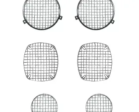 Rugged Ridge Stone Guard Kit, Stainless Steel; 72-86 Jeep CJ Jeep