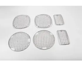 Rugged Ridge Stone Guard Kit, Stainless Steel; Jeep Wrangler TJ 1997-2006