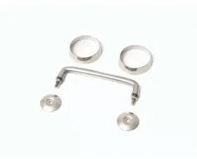 Rugged Ridge Windshield Tie Down Kit, Stainless Steel; Jeep Wrangler TJ 1997-2006