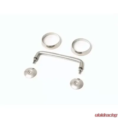 Rugged Ridge Windshield Tie Down Kit, Stainless Steel; Jeep Wrangler TJ 1997-2006 - 11104.01