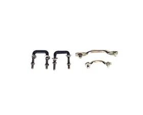 Rugged Ridge Windshield Tie Down Kit, Stainless Steel; 55-95 Jeep CJ/Wrangler Jeep