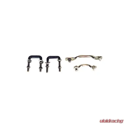 Rugged Ridge Windshield Tie Down Kit, Stainless Steel; 55-95 Jeep CJ/Wrangler Jeep - 11104.02