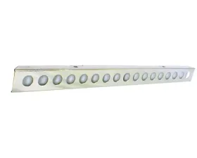 Rugged Ridge Bumper, Front, With Holes, Stainless Steel; 55-86 Jeep CJ Jeep