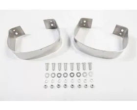 Rugged Ridge Bumperette Kit, Rear, Stainless Steel; 76-95 Jeep CJ/Wrangler YJ Jeep