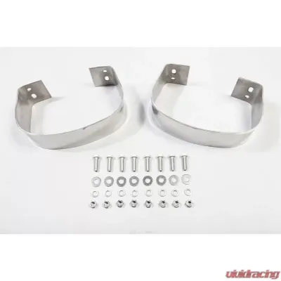 Rugged Ridge Bumperette Kit, Rear, Stainless Steel; 76-95 Jeep CJ/Wrangler YJ Jeep - 11108.01