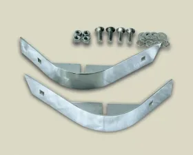 Rugged Ridge Body Armor Kit, Rear Quarter Panel, Stainless; Jeep Wrangler YJ 1987-1995