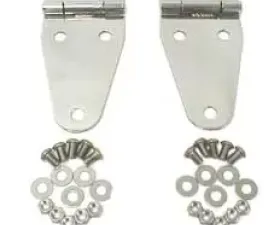 Rugged Ridge Hood Hinge, Stainless Steel; 76-95 Jeep CJ/Wrangler YJ Jeep