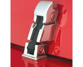Rugged Ridge Hood Catch Kit, Stainless Steel; 42-95 Jeep CJ/Wrangler YJ Jeep Wrangler 1987-1995