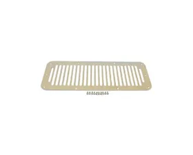 Rugged Ridge Cowl Vent Cover, Stainless Steel; 76-95 Jeep CJ/Wrangler YJ Jeep
