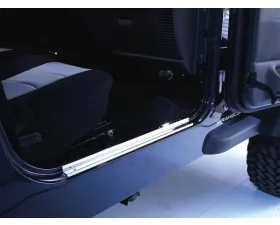 Rugged Ridge Door Entry Guard Kit, Stainless Steel; Jeep Wrangler TJ 1997-2006