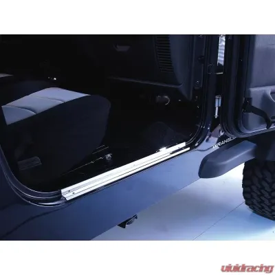 Rugged Ridge Door Entry Guard Kit, Stainless Steel; Jeep Wrangler TJ 1997-2006 - 11119.03