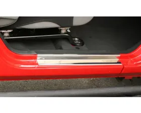 Rugged Ridge Door Entry Guard Kit, Stainless Steel; Jeep Wrangler JK 2007-2018