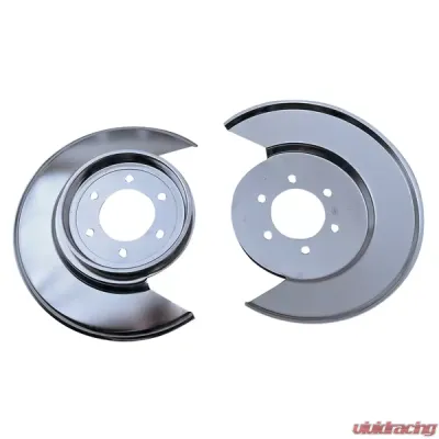 Rugged Ridge Brake Dust Shield, Stainless Steel; 77-78 Jeep CJ5/CJ7/CJ8 Scrambler Jeep 1977-1978 - 11121.01