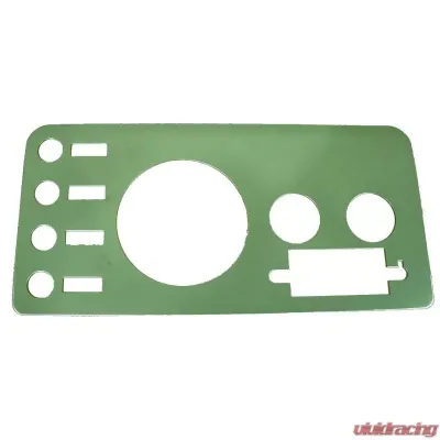 Rugged Ridge Gauge Cover, Stainless Steel; 76-86 Jeep CJ Jeep - 11124.01
