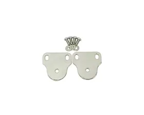 Rugged Ridge Windshield Bracket Kit, Stainless Steel; 76-95 Jeep CJ/Wrangler YJ Jeep