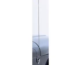 Rugged Ridge Antenna Kit, Mast/Base Cover, Stainless Steel; 97-06 Wrangler TJ/LJ Jeep Wrangler 1997-2006