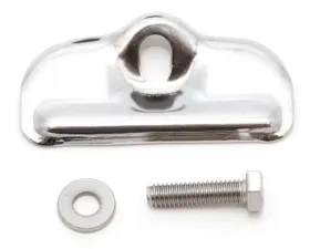 This stainless steel battery clamp from Rugged Ridge fits 76-86 Jeep CJ. Jeep