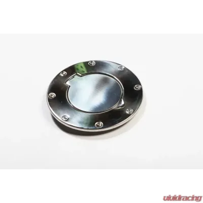 Rugged Ridge Gas Cap Door, Non-Locking, Stainless Steel; Jeep Wrangler TJ 1997-2006 - 11134.01