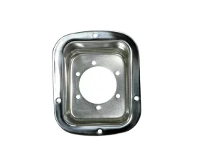 Rugged Ridge Fuel Filler Bezel, Stainless Steel; 76-95 Jeep CJ/Wrangler YJ Jeep