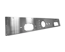 Rugged Ridge Dash Panel, Holes, Stainless Steel; 76-86 Jeep CJ Jeep