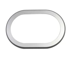 Rugged Ridge Transmission Shifter Trim, Brushed Silver, Manual; 07-10 Wrangler JK Jeep Wrangler 2007-2011