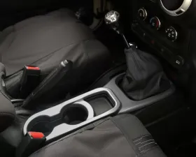 Center Cup Console, Charcoal, Rugged Ridge, 11-18 Jeep Wrangler JK, Manual Jeep Wrangler 2011-2018