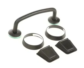 Rugged Ridge Windshield Tie Down Kit, Black; 13-18 Jeep Wrangler Jeep Wrangler 2013-2018