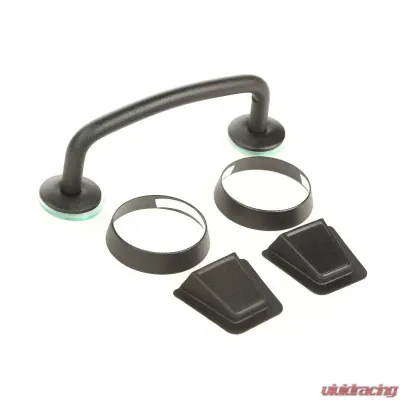 Rugged Ridge Windshield Tie Down Kit, Black; 13-18 Jeep Wrangler Jeep Wrangler 2013-2018 - 11201.06