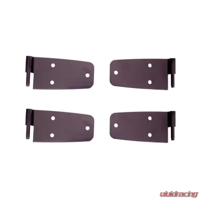 Rugged Ridge Door Hinge Kit, Black; 76-86 Jeep CJ Jeep - 11202.02