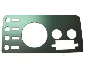 Rugged Ridge Gauge Cover, Black; 76-86 Jeep CJ Jeep