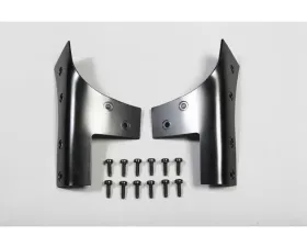 Rugged Ridge Windshield Hinge Kit, Black; Jeep Wrangler JK 2007-2018