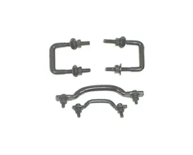Rugged Ridge Windshield Tie Down Kit, Black; 55-95 Jeep CJ/Wrangler YJ Jeep