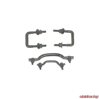 Rugged Ridge Windshield Tie Down Kit, Black; 55-95 Jeep CJ/Wrangler YJ Jeep - 11211.01