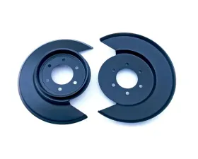 Rugged Ridge Brake Dust Shield, 6- Bolt, Black; 77-78 Jeep CJ5/CJ7/CJ8 Scrambler Jeep 1977-1978