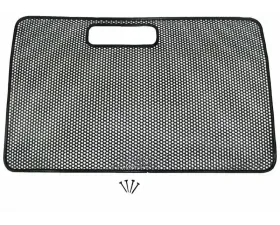 Rugged Ridge Grille Screen, Black; Jeep Wrangler TJ 1997-2006