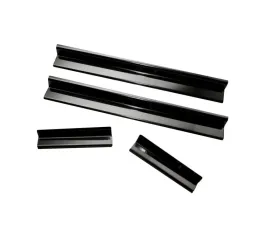 Rugged Ridge Door Entry Guard Kit, Black; 07-18 Jeep Wrangler JKU Jeep Wrangler 2007-2018