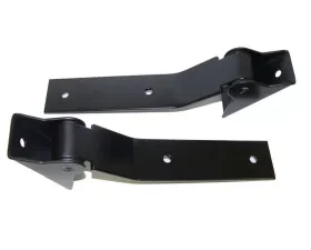 Rugged Ridge Tailgate Hinge Kit, Black; Jeep Wrangler YJ 1987-1995