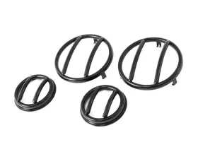 Rugged Ridge Euro Guard Kit, Turn Signal/Side Marker; Jeep Wrangler JK 2007-2018