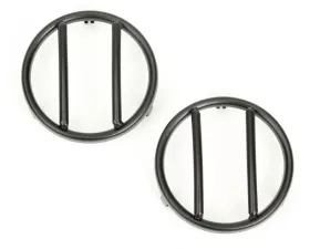 Rugged Ridge Euro Guard Kit, Turn Signal, Textured Black; Jeep Wrangler JK 2007-2018