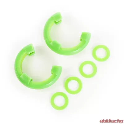 Rugged Ridge D-Ring Shackle Isolator Kit, Green Pair, 3/4 inch - 11235.33