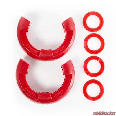 Rugged Ridge D-Ring Shackle Isolator Kit, Red Pair, 7/8 inch - 11235.41