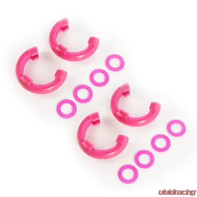 Rugged Ridge D-Ring Isolator Kit, Pink 2 Pair, 3/4 inch - 11235.64