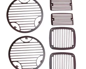 Rugged Ridge Stone Guard Kit, Billet; Jeep Wrangler TJ 1997-2006