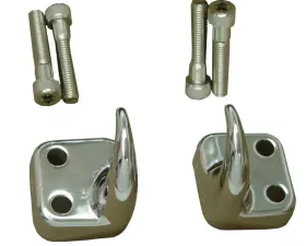 Rugged Ridge Tow Hook Kit, Front, Chrome; Jeep Wrangler TJ 1997-2006