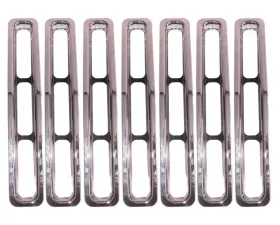 Rugged Ridge Grille Insert Kit, Chrome; Jeep Wrangler YJ 1987-1995